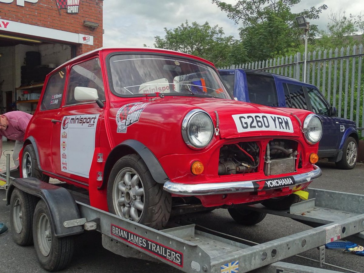 minisportltd's tweet photo. Harvey Stevens is ready for the Brawdy Stages after a full suspension set up at @minisportltd !
#Mini #MiniSport #MiniSpecialist #ClassicMini #MiniSportCup #Rallying #HRCR #Mintext #Penrite #Yokohama #Questmead #RallyMini https://t.co/QwEBFzzhGg