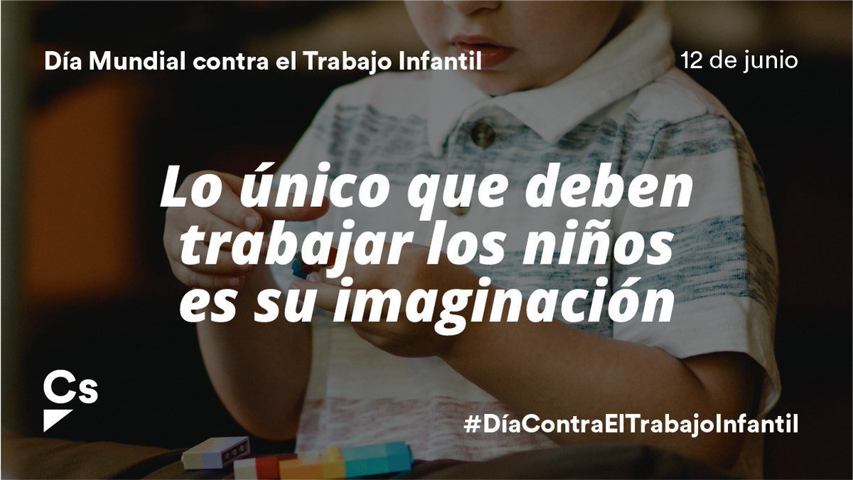 CsBaleares's tweet photo. 👦🏻👧🏽👦🏿👧🏼 Aprender, jugar, soñar, reír, descubrir... En esta lista no se acepta el #TrabajoInfantil. Lo único que deben trabajar los niños es su imaginación 🎨🖍️⚽🥅
#DíaMundialContraElTrabajoInfantil https://t.co/OknFgYwVlQ