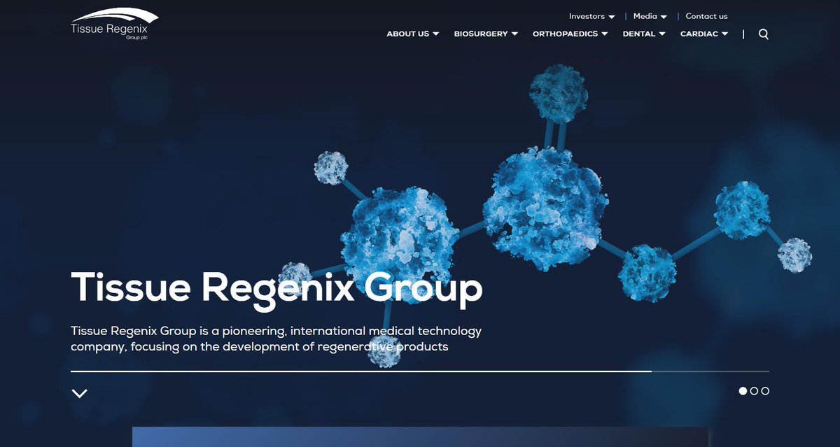 🚀NEW WEBSITE LAUNCH 🚀 
We are delighted to announce the launch of our new website. Come and take a look around tissueregenix.com  <a href="/JonesandPalmer/">Jones and Palmer</a>