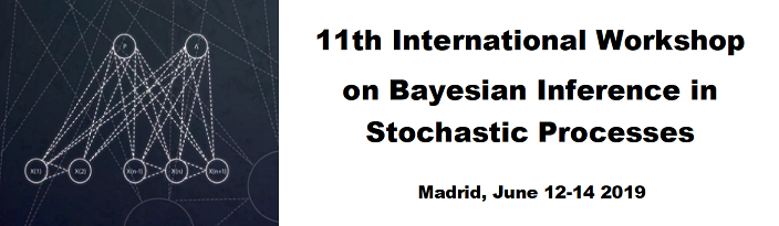 _ICMAT's tweet photo. 📢 Hoy estaremos en el '11th International Workshop on Bayesian Inference in Stochastic Processes' #BISP2019 en la @RACiencias
📍 12-14 de junio en la Real Academia de Ciencias de España
➡️ Registro y más información en:
https://t.co/tyIjOq0ije https://t.co/fdcTGlQKiU
