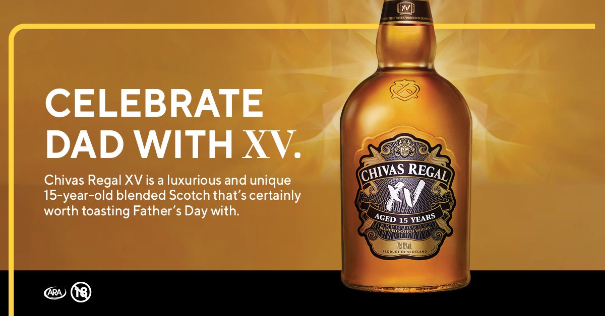 Norman Goodfellows On Twitter Celebrate Dad With Xv Chivasregalsa Xv Is A Luxurious And Unique 15 Year Old Blended Scotch That S Certainly Worth Toasting Father S Day With Shop At Your Nearest Ngf Store Chivas regal (/ˈʃɪvəs/) is a blended scotch whisky produced by chivas brothers, which is part of pernod ricard. twitter