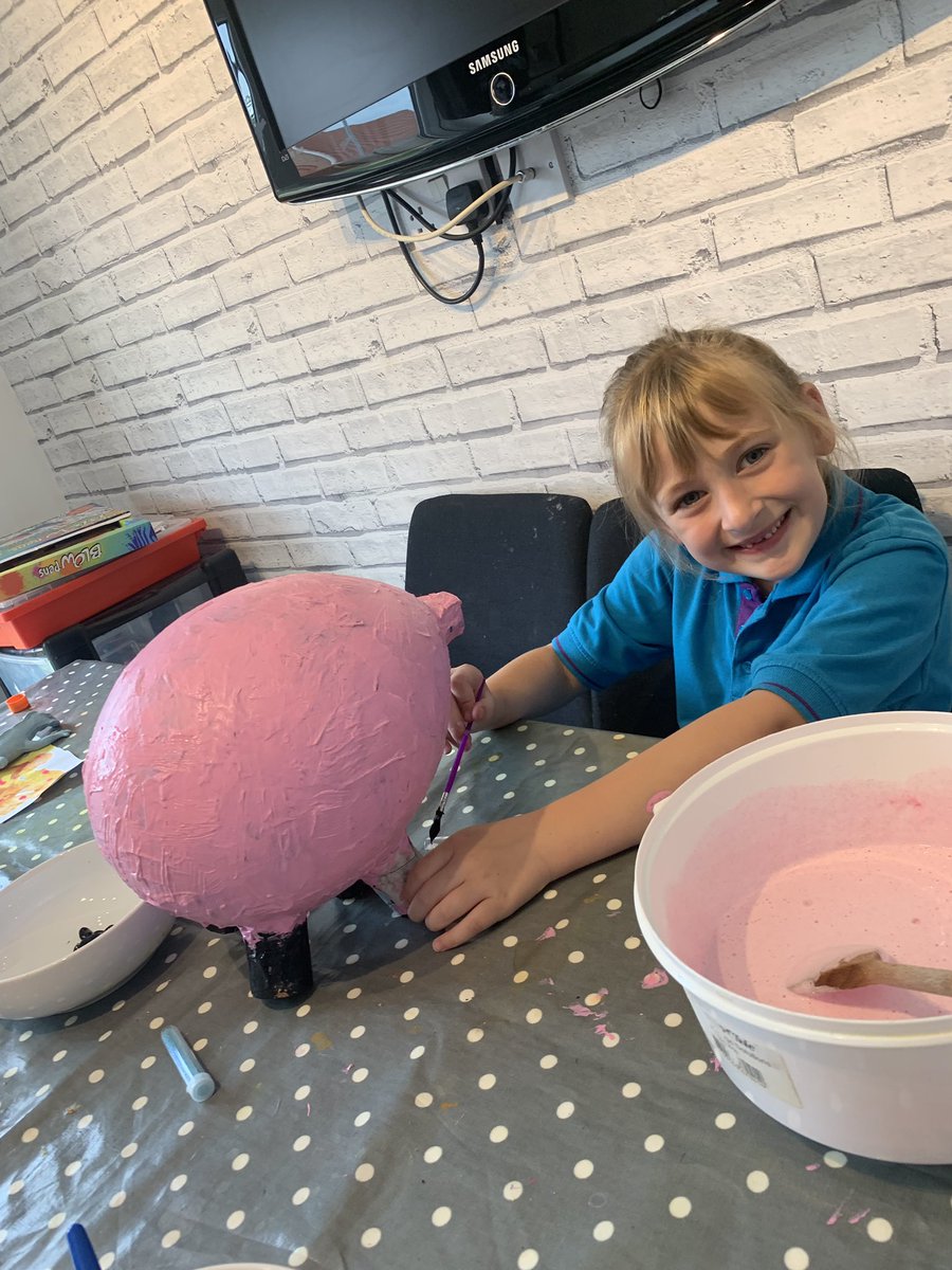 mrssfletch's tweet photo. School projects. Hope I (I mean they!) win something 🐷🤣 #primaryprojects #micropigs #gettingcreative https://t.co/UnBT3Fz8PT