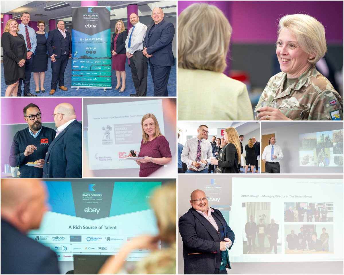 It was a pleasure covering the @BCHousingGroup and <a href="/thebustersgroup/">The Busters Group</a> event as part of The Black Country Business Festival. There were some great talks on how ex-service men and women have lots to offer in the workplace. #blackcountry #hireahero #eventphotographer #eventphotography