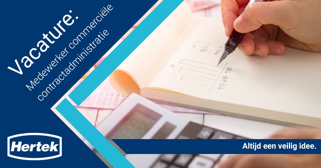 Ter uitbreiding van ons team zoeken wij een enthousiaste medewerker commerciële contractadministratie. Wil jij tussen de 24 en 40 uur per week, afhankelijk van jouw wensen, ons team komen versterken? hertek.nl/hertek-groep/h…

#vacature #solliciteer #weert