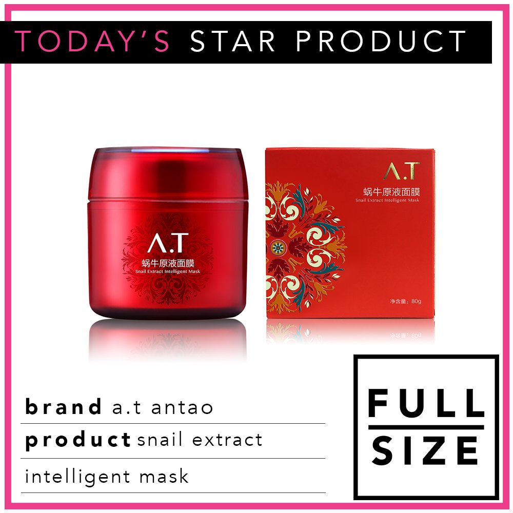 Today's #StarProduct is A.T Antao's Snail Extract Intelligent Mask 🐌 http://bit.ly/LiB-Explore #LoveLiB