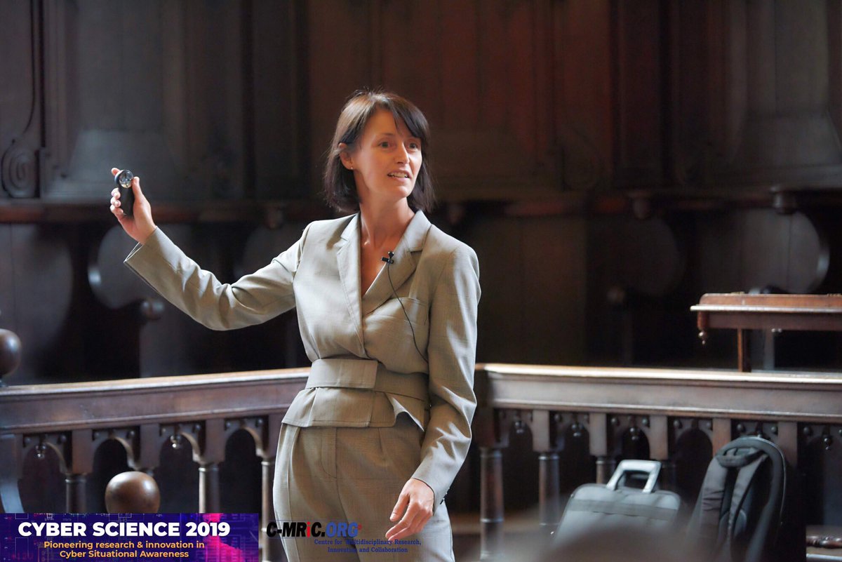 cmricorg's tweet photo. Another masterpiece #Keynote by Professor Sadie Creese @SadieOxford of @UniofOxford at the @IEEEorg #CyberScience2019 #conference at @CompSciOxford on #Predictability #FutureCyber #Harm download a copy from https://t.co/YdQBnKVFmI https://t.co/ocGneI6Dcf