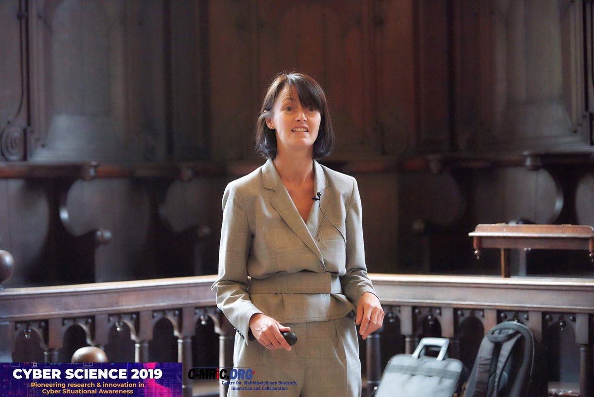 cmricorg's tweet photo. Another masterpiece #Keynote by Professor Sadie Creese @SadieOxford of @UniofOxford at the @IEEEorg #CyberScience2019 #conference at @CompSciOxford on #Predictability #FutureCyber #Harm download a copy from https://t.co/YdQBnKVFmI https://t.co/ocGneI6Dcf