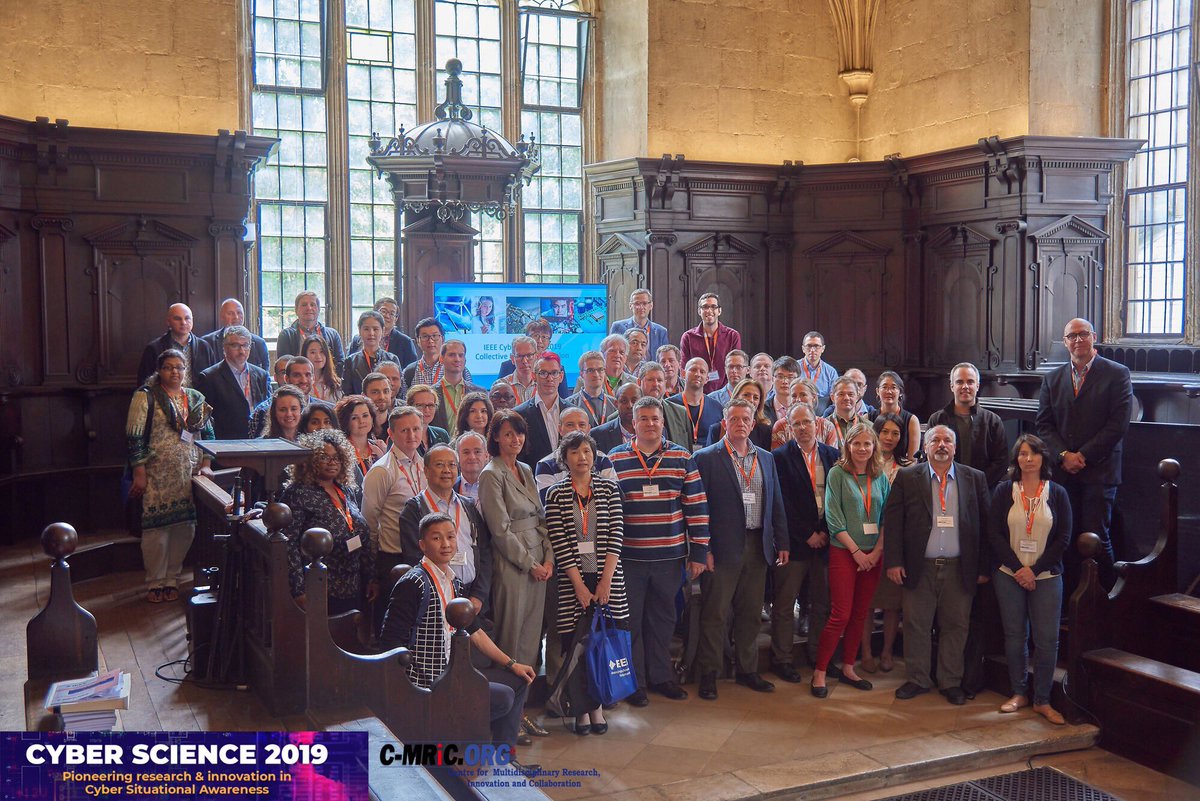 cmricorg's tweet photo. Another masterpiece #Keynote by Professor Sadie Creese @SadieOxford of @UniofOxford at the @IEEEorg #CyberScience2019 #conference at @CompSciOxford on #Predictability #FutureCyber #Harm download a copy from https://t.co/YdQBnKVFmI https://t.co/ocGneI6Dcf