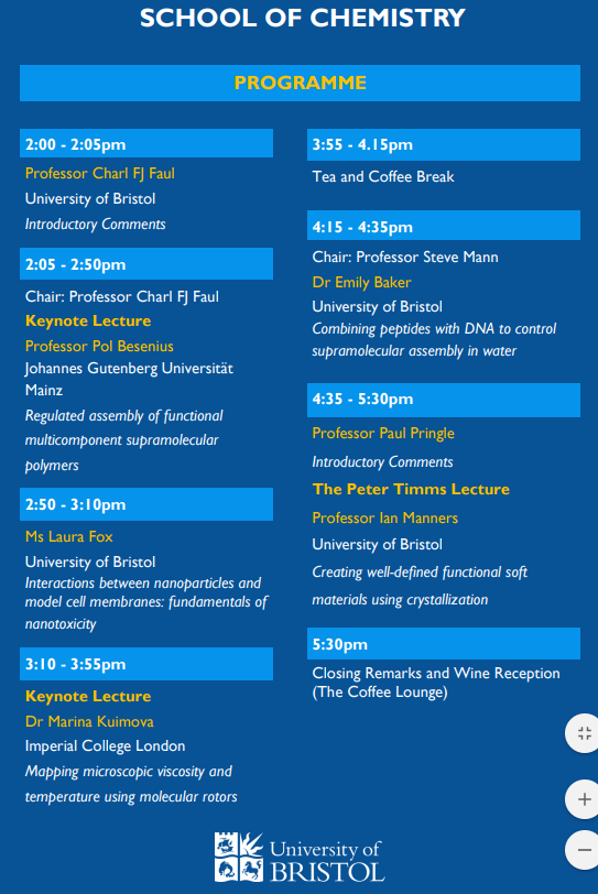 FaulResearch's tweet photo. The #PeterTimms2019 program! Starting today at 2:00 pm! https://t.co/p9yniVbN9D