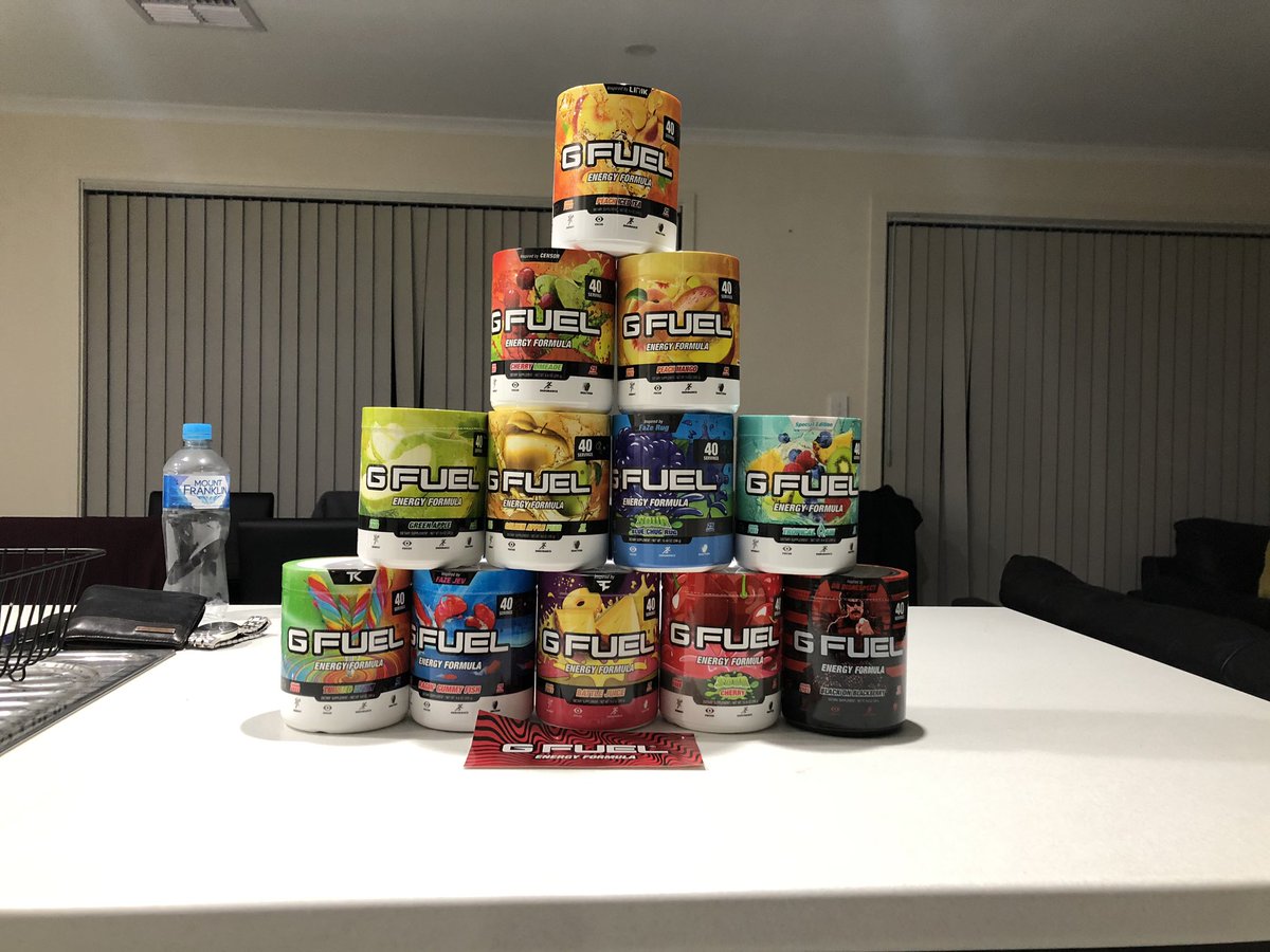 sFusionz_'s tweet photo. @GFuelEnergy Order has arrived! https://t.co/zMQuX50rYz