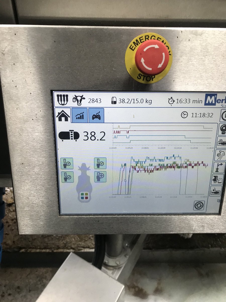jamesholdingeng's tweet image. Not bad for Day 7!!! Nearly overflowing the receiver for the 2nd time 😂😂🤷🏼‍♂️ 200 cows coming in on their own, robots are the way forward👍 #cows #milk #m2erlin