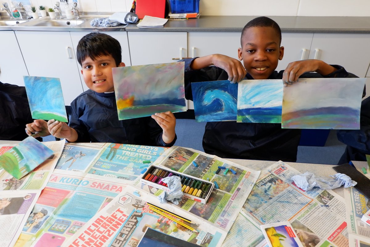 DerbyHighSchool's tweet photo. Our Year 5 pupils produced some amazing artwork during their workshop with local artist, Sandra Orme! Well done everyone! https://t.co/WV6XZ7GWYl
