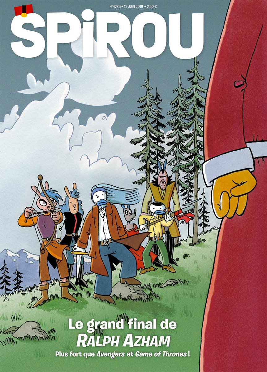 EditionsDupuis's tweet photo. "Lâcher prise", c'est le titre de l'ultime album de RALPH AZHAM dont nous vous proposons de découvrir le premier épisode cette semaine dans le journal Spirou. https://t.co/u6OHODmhUZ #RalphAzham @lewistrondheim https://t.co/TtW4txiGXb