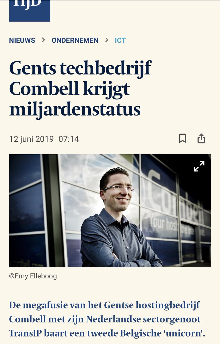 Waw ! Trots op de Gentse #vlerickHRday maar vandaag nog trotser om Gentenaar te zijn ! Proficiat <a href="/combell/">Combell</a>  en Jonas Dhaenens🍾🥂👌