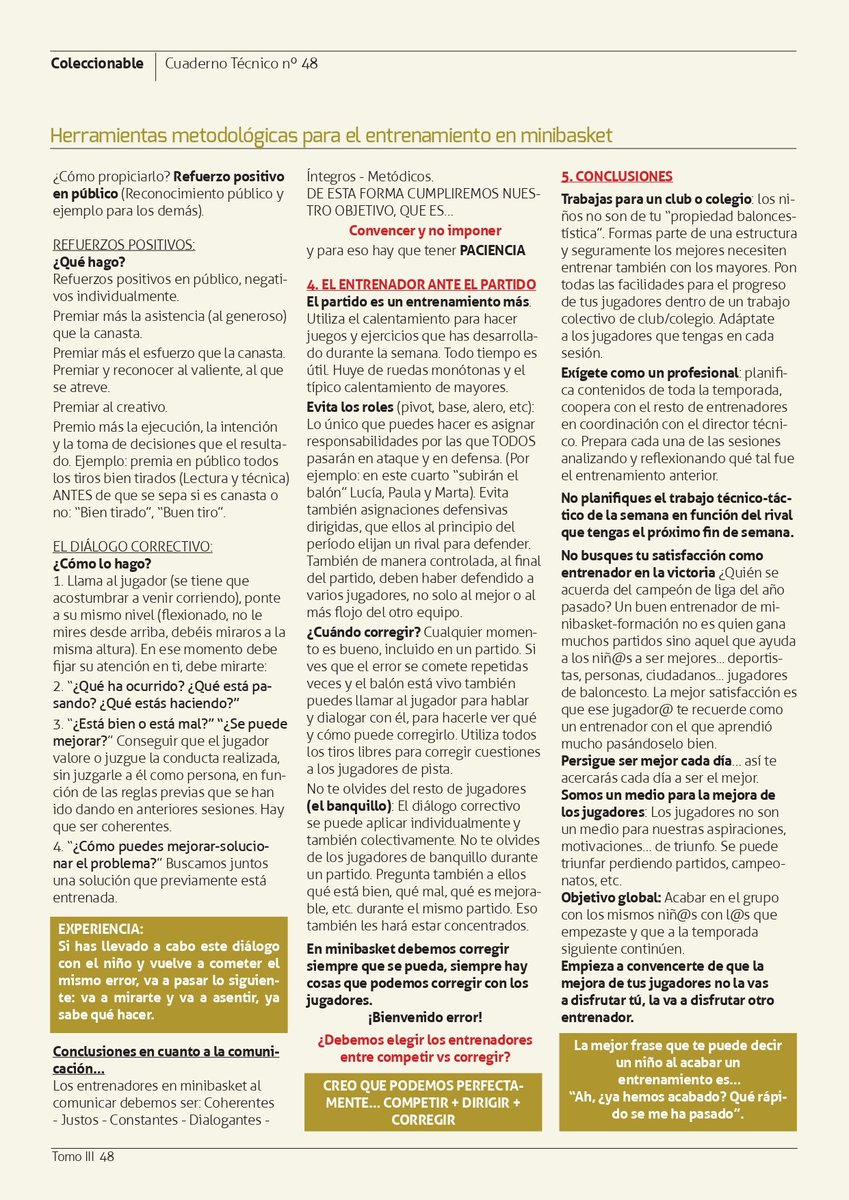 MikeGimenez's tweet photo. Artículo sobre ideas para entrenamiento en #minibasket . #ilovemini (Separata técnica 48 de la @FNBaloncesto ). Descarga PDF: https://t.co/7gvc3owGoT https://t.co/kxopgNlsru