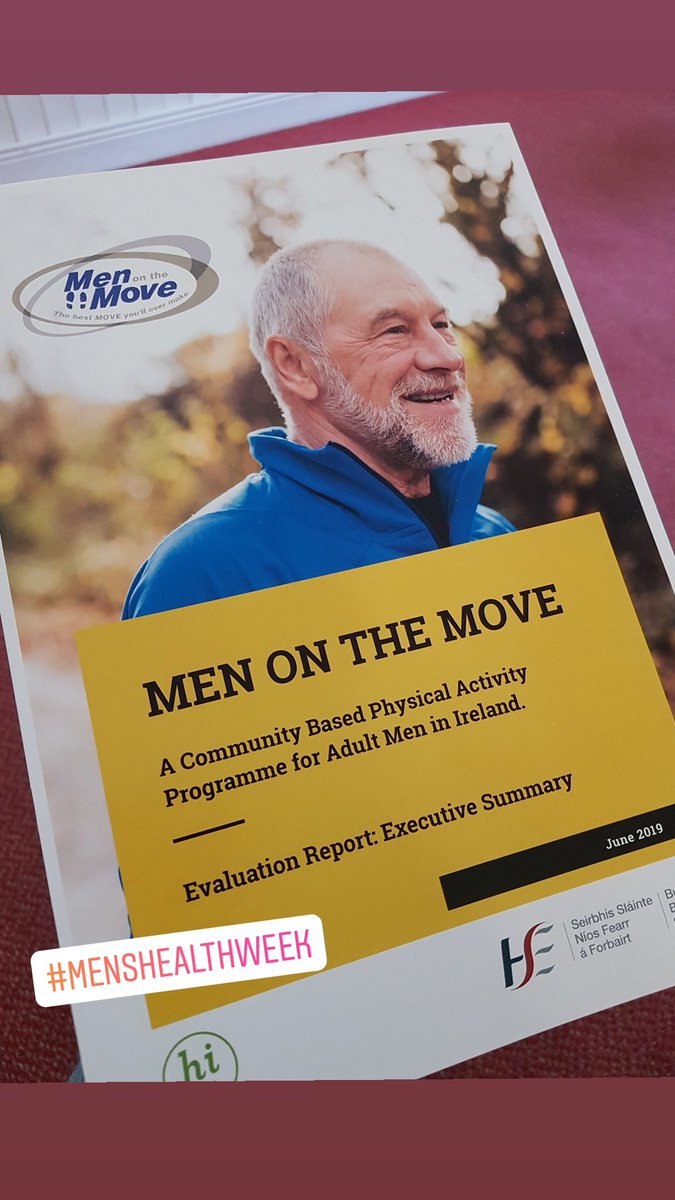 MentalHealthIrl's tweet photo. It's #menshealthweek and we're at the launch of Men on the Move Evaluation Report to talk about #MensHealthMatters and #mentalhealth challenges 
@HSELive @HealthyIreland https://t.co/zW5ACG6xOV
