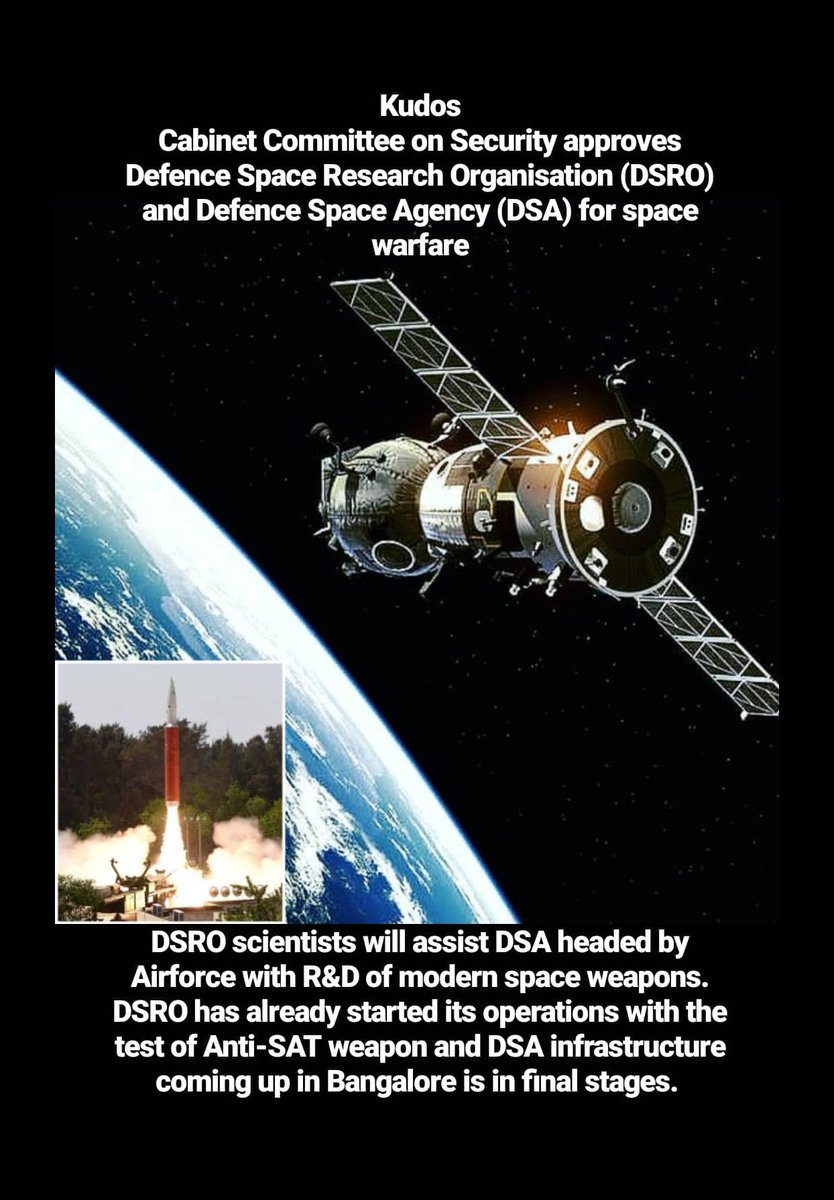 martinet_c_'s tweet photo. So yesterday was the first CCS meet of the new government. And the outcome couldn't have been better.
Now awaiting #MMRCA2 and #P_75I
#DSRO
#DSA
#MissionShakti
#A_SAT https://t.co/SPUoKne2F0