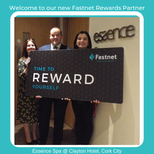 FastnetTalent's tweet photo. We are delighted to welcome the Essence Spa @ClaytonCork as a #FastnetRewards Programme partner, which aims to bring great promotions to our Fastnet colleagues. To find out more visit https://t.co/1IjzfbRGsj #LifeatFastnet #Cork #EssenceSpa #rewards #clayton #greatdeals https://t.co/A78MCOMOgw