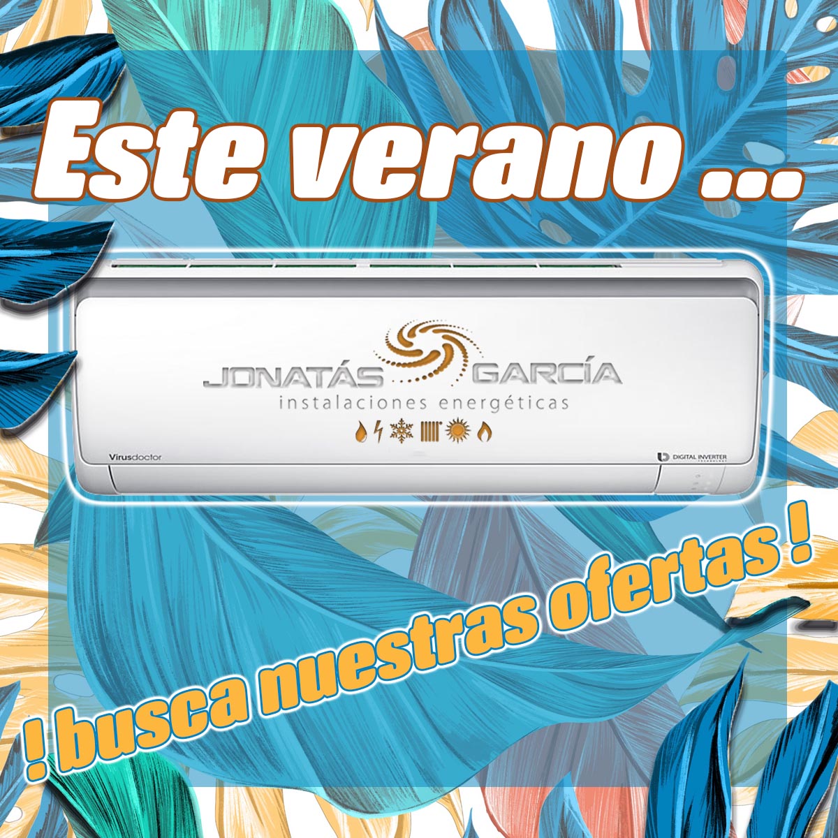 jonatasing's tweet image. Este #verano 🥵🌞 ¡busca nuestra #ofertas en #máquinasdeaireacondicionado! Las mejores marcas al mejor precio. Recuerda que nuestros trabajos están garantizados por dos años. 📱654068159 #Málaga #CostadelSol #Torremolinos #Marbella #aireacondicionado #climatizaciónMálaga