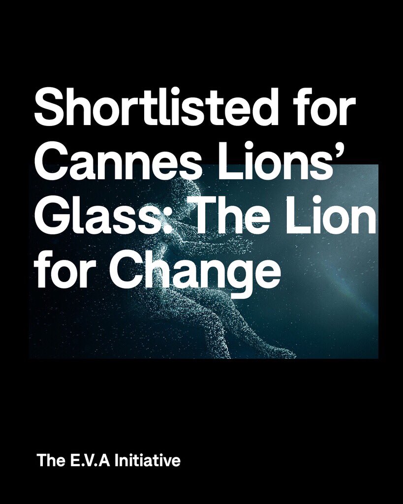 ForsBodenfors's tweet photo. We are so proud that The E.V.A. Initiative for @volvocars is shortlisted for Cannes Lions’ Glass: The Lion for Change!✨🚙 https://t.co/3BmG7VJzkZ