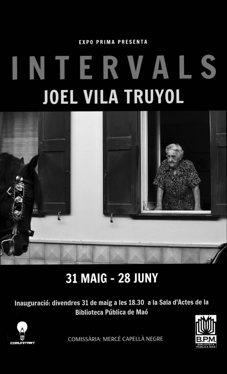 ➡️Encara no has vist l'exposició INTERVALS  de @joe_vitu???
🕕Tens temps fins el 28 de juny!!! No t'ho perdis!!!!!!