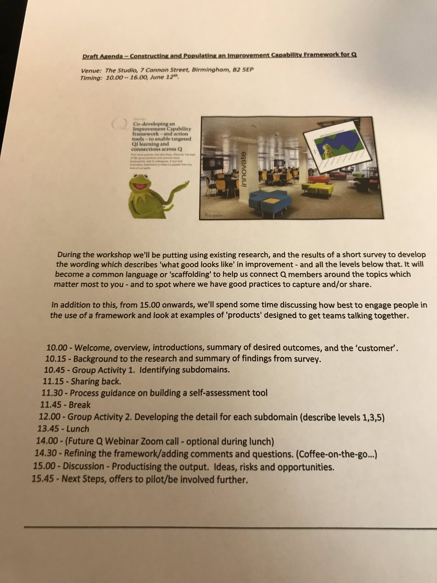 jonnyholland's tweet photo. Looking forward to seeing what today holds @theQCommunity @gillsmith_smith #QIcapability https://t.co/X1dFLDtQOt
