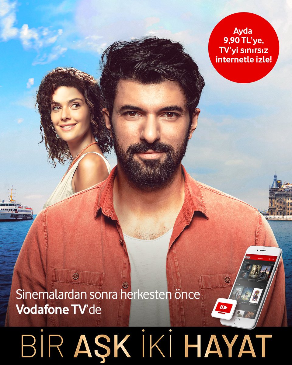 Bir Aşk İki Hayat, sinemalardan sonra şimdi de Vodafone TV'de! Vodafone TV'yi indirin, kaçırdım diye üzülmeyin ;) <a href="/VodafoneTR/">Vodafone Türkiye</a>