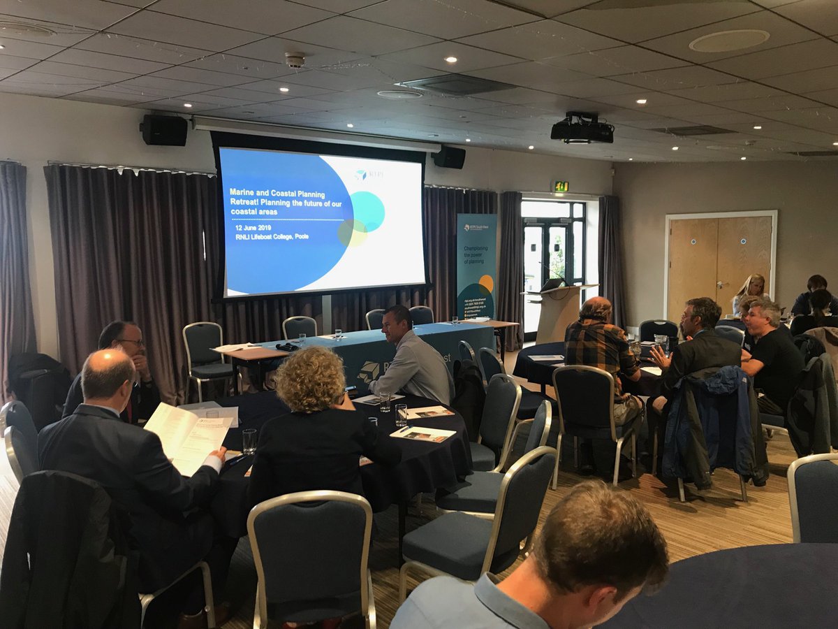 balchplymuni's tweet photo. Ready to go @RTPISouthWest #RTPIcpd event on Marine and Coastal Retreat at the RNLI College in Poole https://t.co/lu3fpC91eM