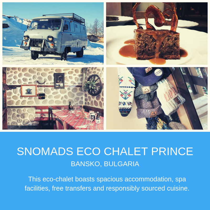 ⏰New property! ⏰ This amazing eco-chalet from <a href="/Snomads_Ski/">Snomads</a> is full of character. Boasting spacious accommodation, spa facilities, responsibly sourced cuisine and free transfers for the ultimate in eco ski chic. 
bit.ly/2R7kjLX
#bansko #ecobreak #skiiing