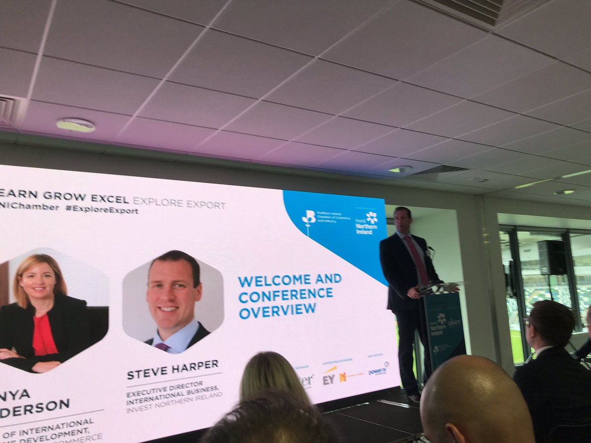 nborthistle's tweet photo. Attending the ‘Learn Grow Excel’ #ExploreExport event this morning. Export is a key focus for #NorthernIreland companies in order to drive growth and trade development https://t.co/s63152Lcj0