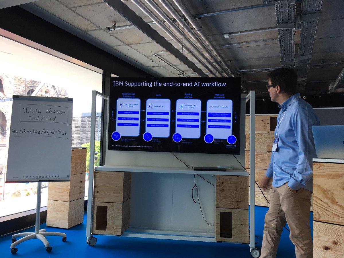 End- to-end AI work flow with <a href="/StephanLaertz/">Stephan Laertz</a> #ThinkatIBM #Berlin