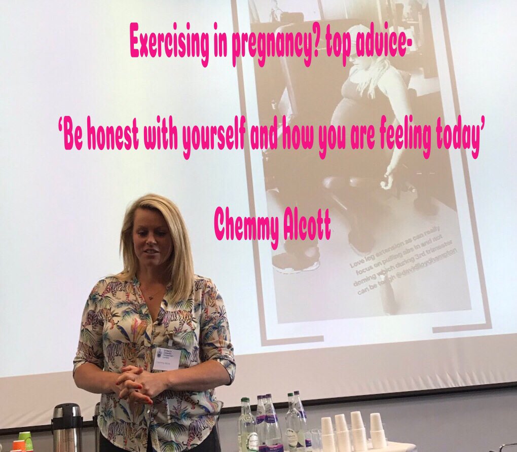 Key message for pregnant women deciding whether to exercise gather the evidence but ultimately only you know how you feel and what best suits you. #wiseconf19 #brightmidwifery