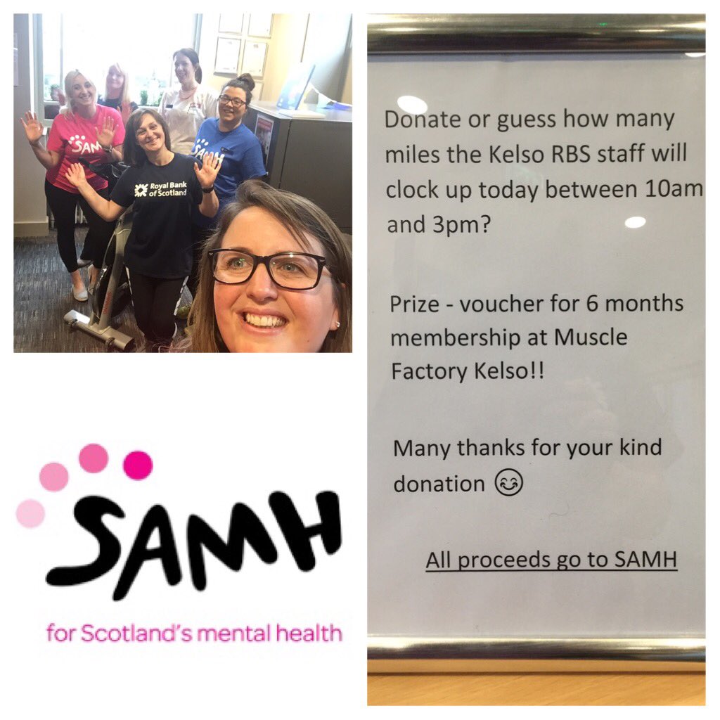 AmandaBaitup's tweet photo. Day 3 of #OWIJ win membership at Muscle Factory in Kelso 💪🚲👏 we are spinning all day! How many miles will we do?! @debbie_pow @SAMHtweets @BillyWatsoSAMH https://t.co/O3bKgaaQqj