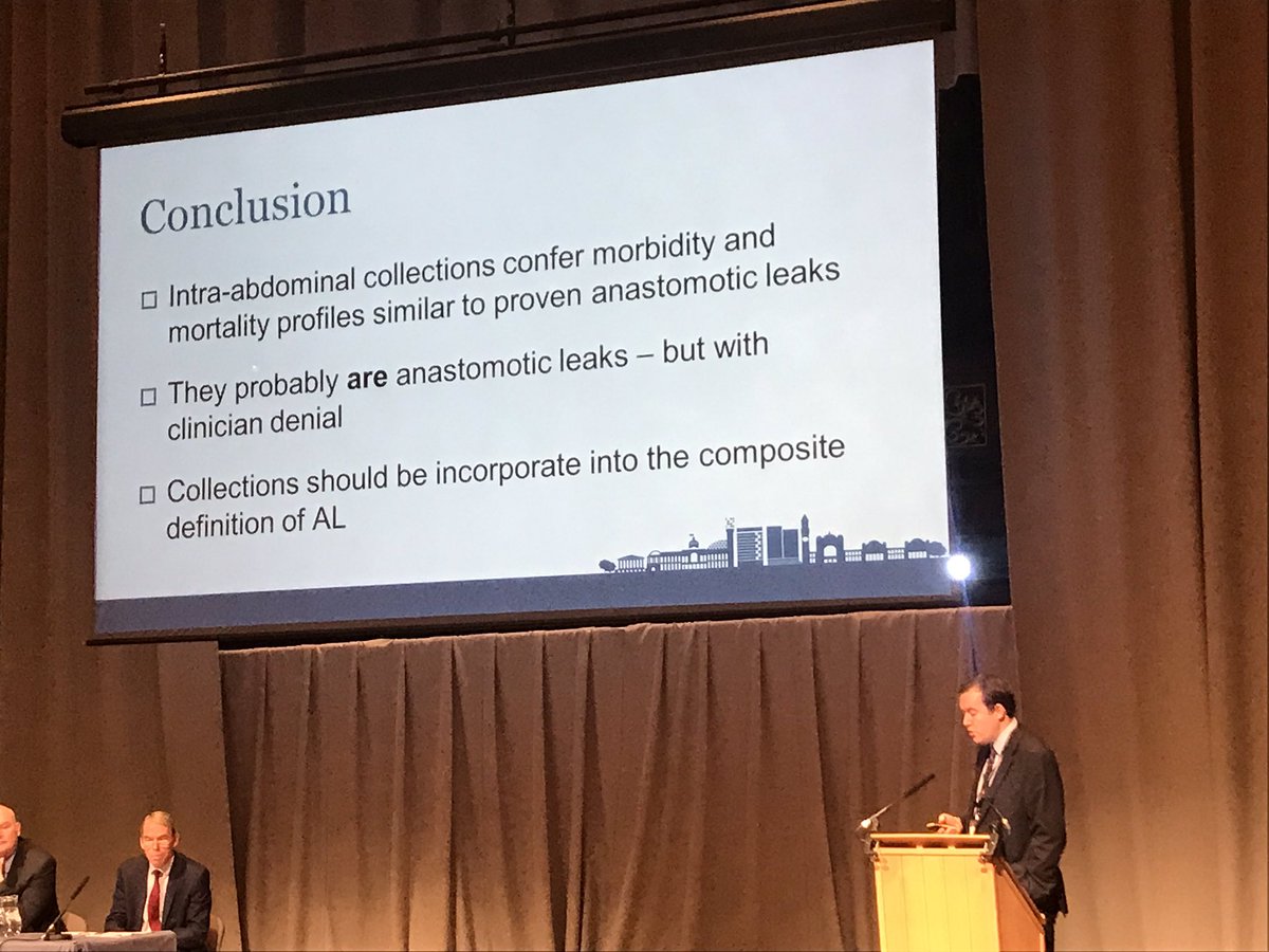 Pelvic abscess after rectal resection : is it an anastomotic leak even if the enemaCT does not prove it? #ColorectalSurgery