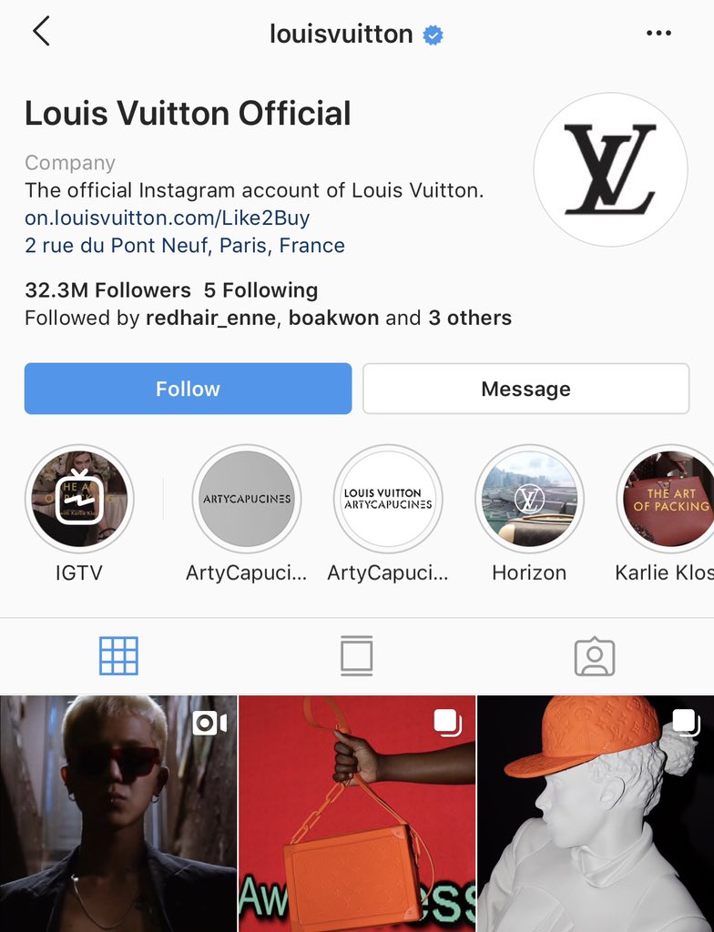 냥이 YANGI on X: MINO ON LOUIS VUITTON'S MAIN IG ACCOUNT   / X