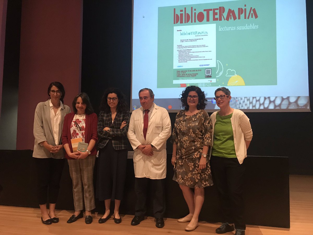 LugoNodo_Innova's tweet photo. #Biblioterapia un proyecto @ACIS_sergas @sergas para mejorar la atencion a nuestros pacientes y profesionales, poniendo en valor la #salud, la #vida y la #lectura en la #EOXILugoCervoMonforte  👏👏👍 @ALFICONI @Pilar_RguezLedo @chusptaboada @genrsan @Itemas_Galicia @esaude_sergas https://t.co/tl8x4001v5