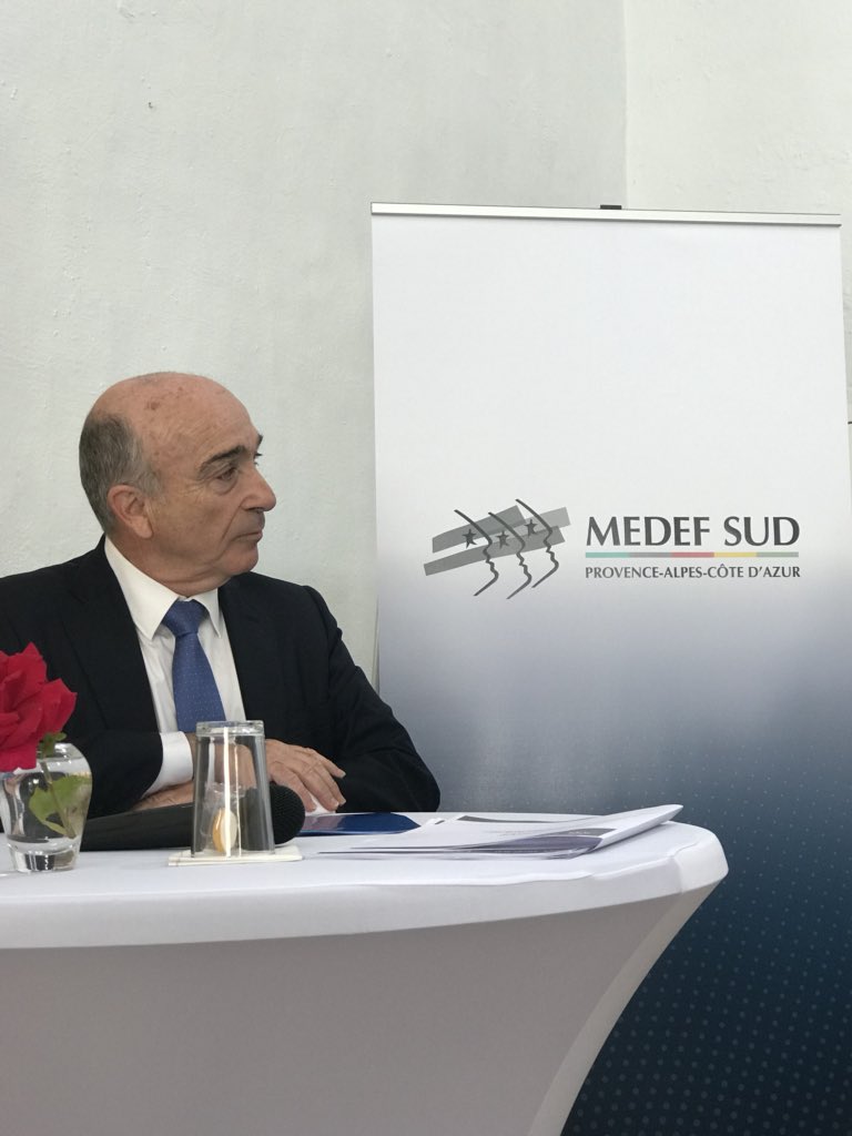 PRenaudi's tweet photo. Yvon Grosso élu nouveau Président du @MedefPACA  @CCIcotedazur @UPE_06 @LaTribunePACA @Tribuca @NiceMatinEco @PetitesAffiches https://t.co/UozioOqdF0