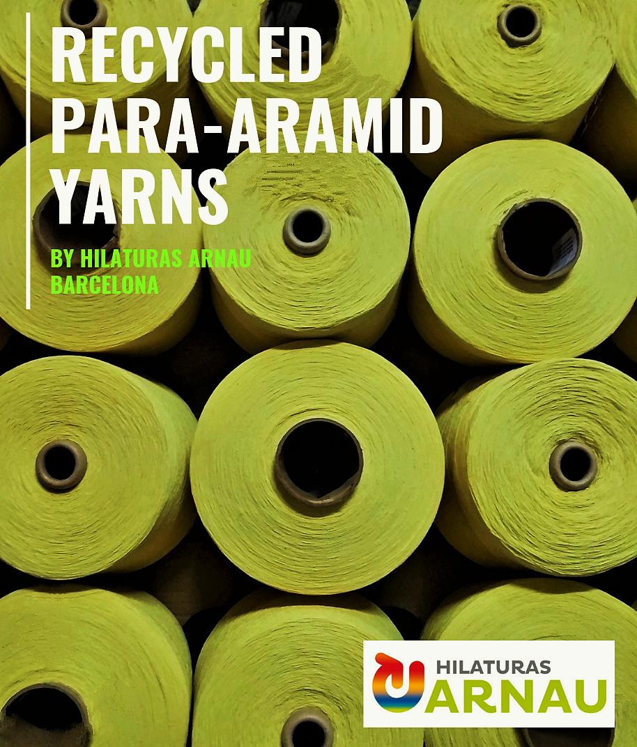 hilaturasarnau's tweet photo. HILOS RECICLADOS DE PARA-ARAMIDA🏭🔩🚒🔥🔪🚁🚙
Para producir #tejidos #ignífugos y #térmicos de #altatenacidad para protección en condiciones extremas en la #industria (cortes, quemaduras o altas temperaturas...)♻
#recycled #paraaramida #metaaramid #aramid #technicalyarns #yarns https://t.co/z4HJR4NRvF
