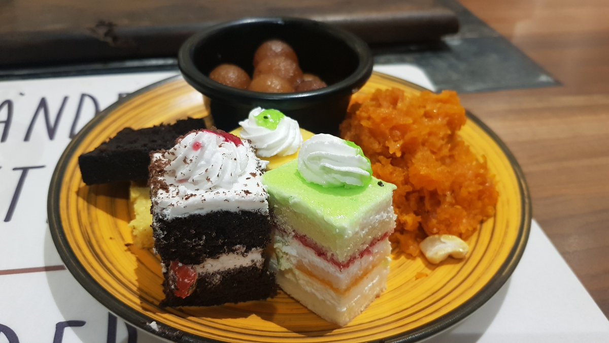 ttbfrommumbai's tweet photo. Overall a nice place, spacious seating, wide variety on the buffet. Scumptous kebabs write on your table, some lipsmacking desserts. A very good place for family get together.
#TheCaravanMenu #LiveBBQ #Kebabs #MustTry #Thane #Lipsmacking https://t.co/OeiHIZ7Jsz