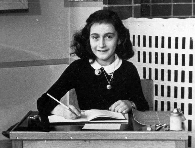 xruiztru's tweet photo. #OnThisDay in 1942, on her 13th birthday, Anne Frank began her Diary, a symbol against antisemitism and the fight for human dignity. https://t.co/VnmG4DXXNO