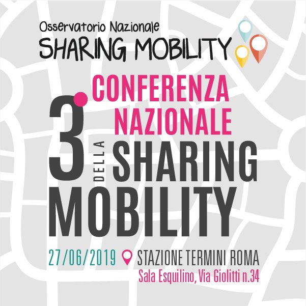 LinkCampus's tweet image. 📌Link Campus University è membro di @SharingMob.  
Il #27giugno si terrà a Roma la "3 Conferenza Nazionale sulla #SharingMobility". Vi aspettiamo! 
Per partecipare 👉 bit.ly/2KKjtoV
Leggi il programma 👉 bit.ly/30XrbjV