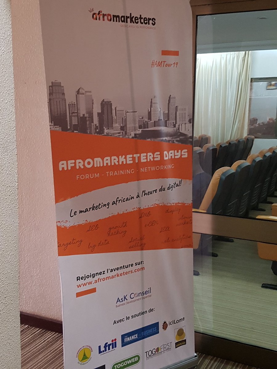 AnoufoBa's tweet photo. Calée pour apprendre de nouvelles choses en marketing #AmTour19 #marketingafricain https://t.co/jrPw2qFmOB