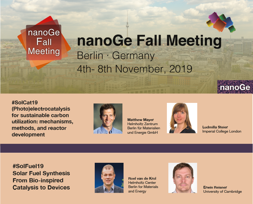 nanoGe_Conf's tweet photo. #NFM19 ⏳ Early registration for nanoGe Fall Meeting is closer to the deadline: June 25.
Check some of the symposia on #solarfuel and #sustainablecarbonutilization👇
#SolFuel19 👉 https://t.co/JTUFPcfnSr
#SolCat19👉https://t.co/pS4C7rmaWQ
Entire program👉 https://t.co/yNCrzqg3pP https://t.co/YlvWXxQeR8
