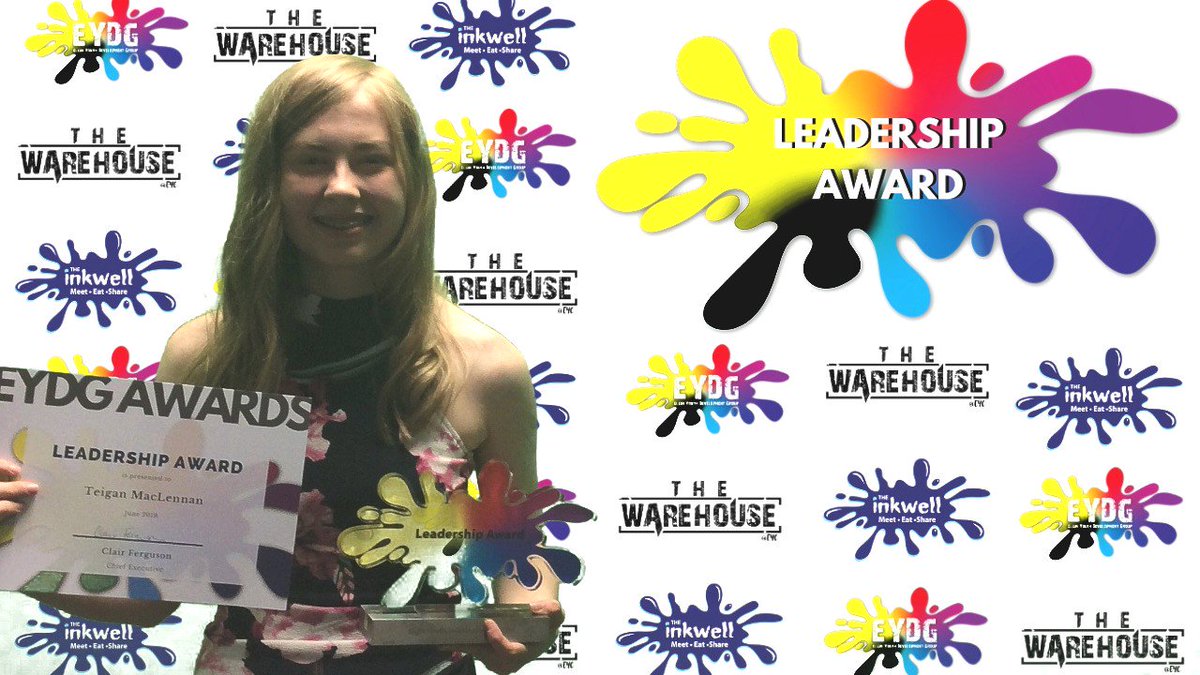 _EYDG's tweet photo. #EYDGAwards19

Congratulations to Teigan MacLennan on receiving our Leadership Award! 

"I was extremely humbled and surprised to find out I won the Leadership Award. I am very lucky to have my hard work noticed and I plan to use this opportunity to further EYDG." https://t.co/hL9HM0M0yH