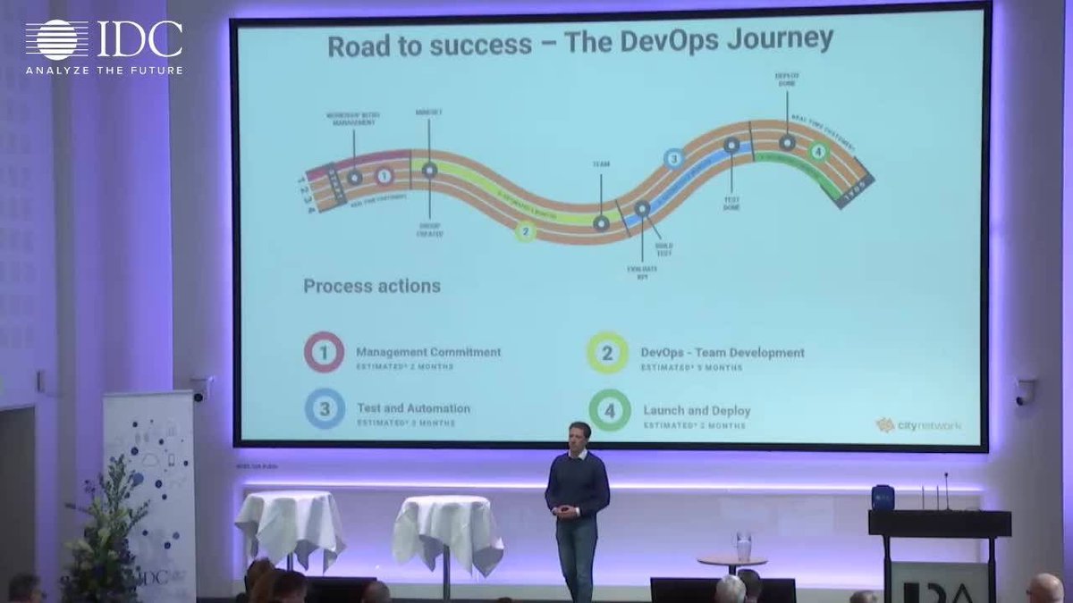CleuraCloud's tweet photo. Our Business Culture Officer, @DanielGSWE, took the stage at @IDCNordic #IDCPartnering19 in Copenhagen back in May. Here is his talk about the #digitaltransformation journey, how to succeed with #cloud and why #culture matters. https://t.co/y69Yu8MlgB #opensource https://t.co/QmL8DnQAkD