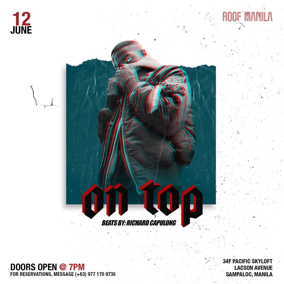 RoofManila's tweet photo. Fav day of the week bec it’s #OnTopWednesday 🤟🏼 Join us tonight with beats from Richard Capulong 🎶 See you at the Roof! #FeelsGoodOnTop https://t.co/lwMG4fPD0j