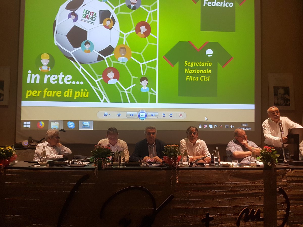 FilcaCisl's tweet photo. #Erice, 2a giornata dell'Assemblea organizzativa della Filca, con il segretario generale aggiunto Luigi Sbarra. 
Si parla di #giovani, #donne, #immigrati, servizi #Cisl, #periferie, #edilizia, #legno, #cemento, #formazione, #comunicazione. #FilcaInRete #noiCISLsiamo #12giugno https://t.co/T5DfZuDSI0