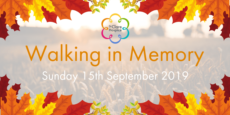 hospicestclare's tweet photo. Save the date! 🍂Our new #WalkinginMemory event is on Sunday 15th September at the #Hospice in Hastingwood. Honour and remember a lost loved one with a beautiful 5k walk through the #Essex countryside. Booking will open shortly. More info > https://t.co/1fesiBAZNy https://t.co/ALbwnA2OIZ