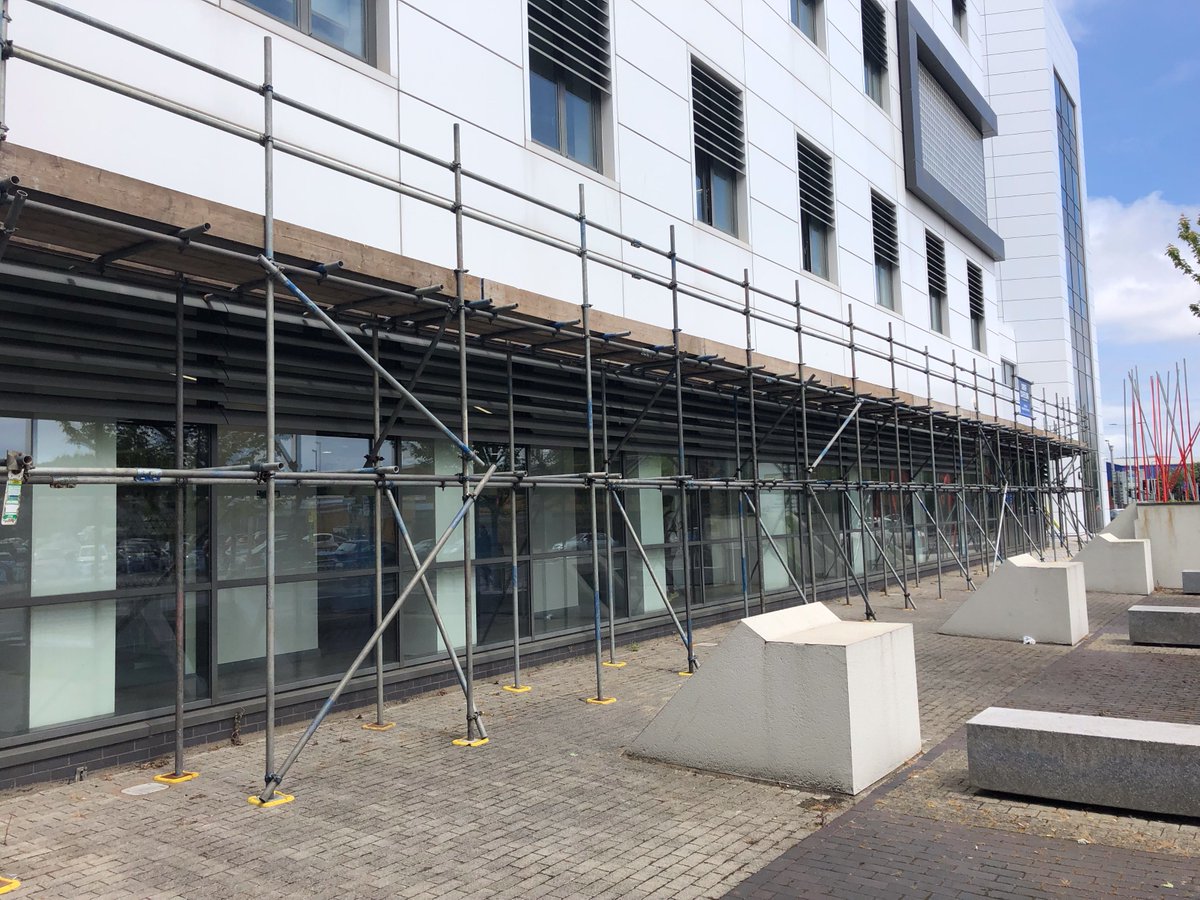 Recently completed project at the ATRiuM campus for <a href="/UniSouthWales/">University of South Wales</a>.
#Cardiff #Scaffolding #Access #Wales
