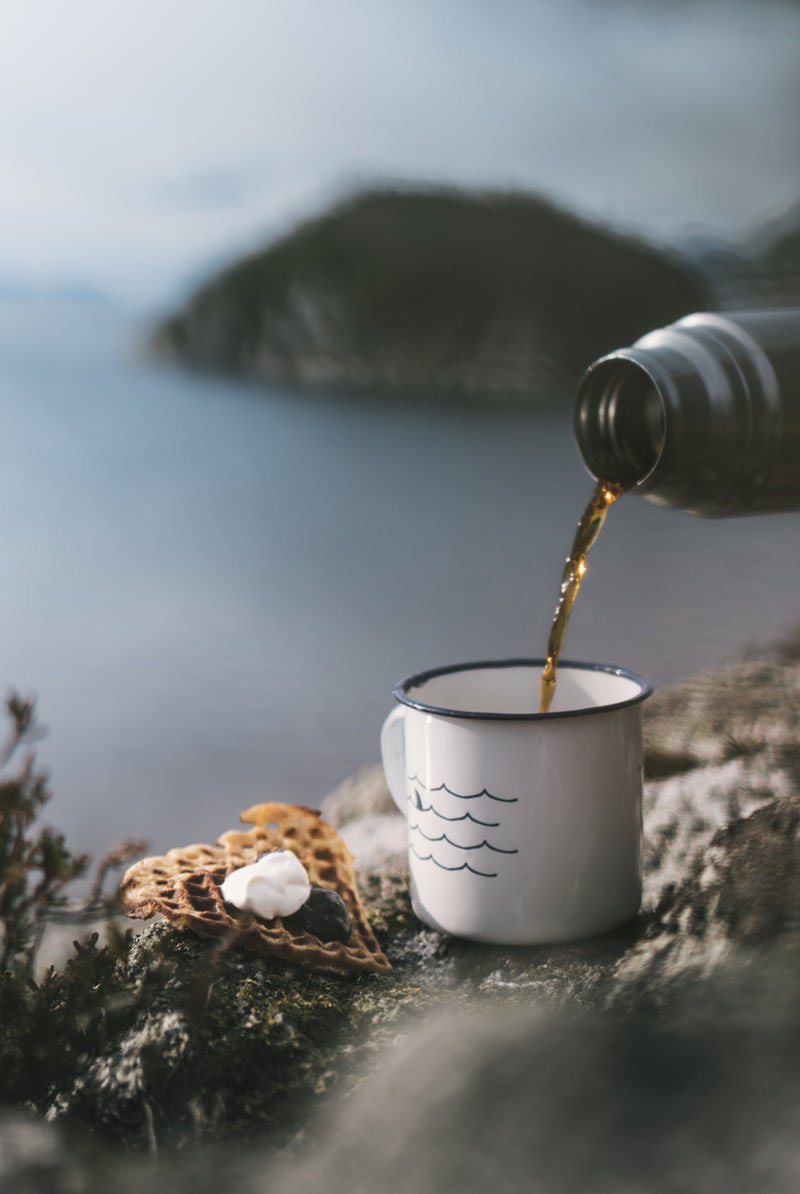 CrossNorway's tweet photo. Coffee with a view😏☕️ Tent in untouched nature, free of charge. #natureisforeveryone #mindfulness #AcrossNorway https://t.co/tMvndH5ou7